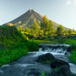 Getting a clear view of Mount Mayon in the Philippines