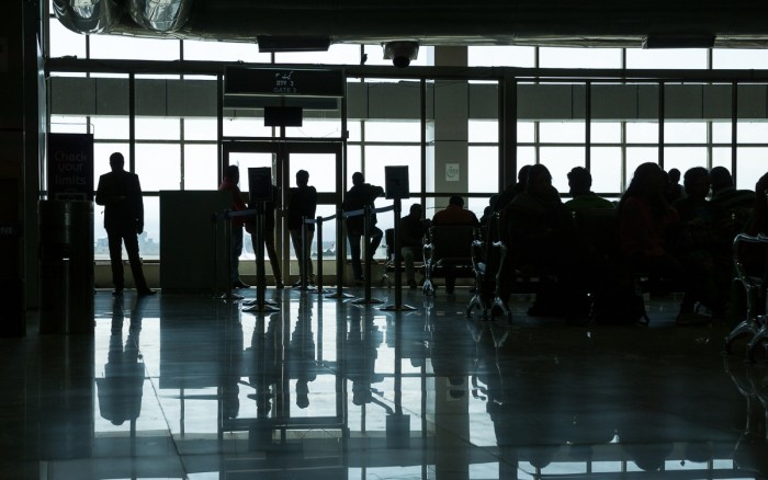 Waiting at the airport